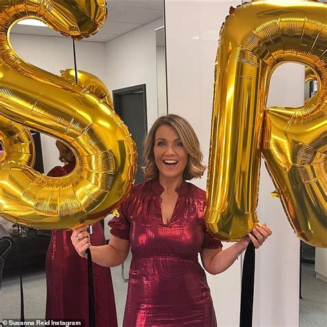 Susanna Reid stuns in a red dress as she rings in her 54th birthday